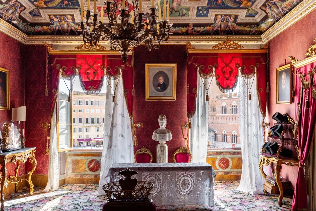 The historic Piazza del Campo in Siena, Italy
